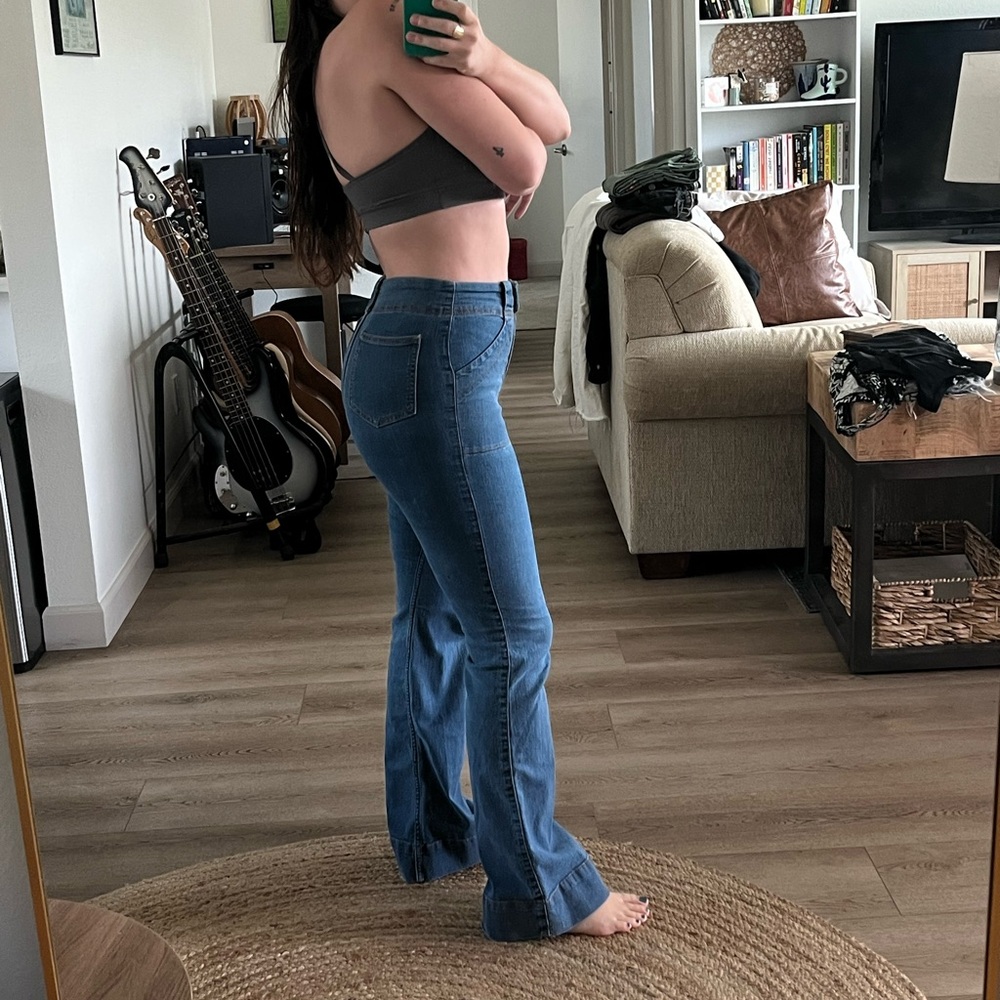 Bootcut Blue Jeans